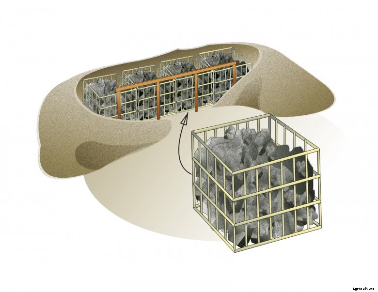 Chemical shuttles used to prevent erosion